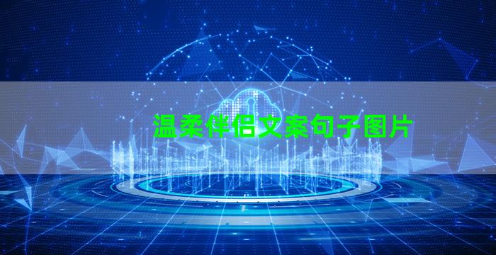 温柔伴侣文案句子图片