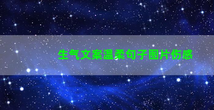 生气文案温柔句子图片伤感